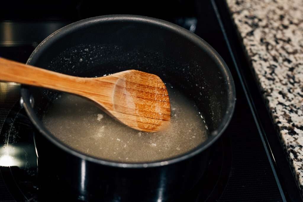 dessert process in a pan, simply sid & co